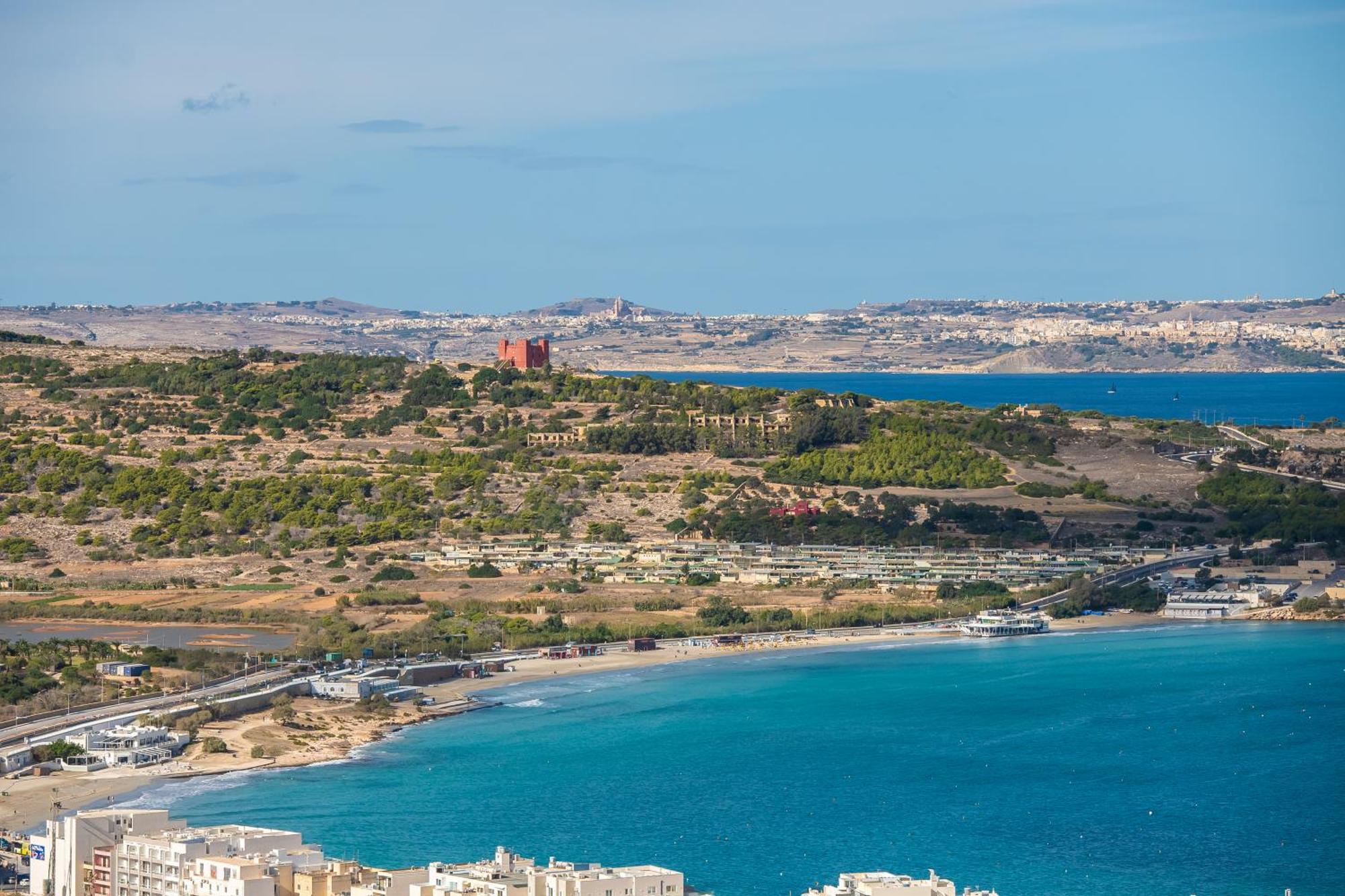 Clifftop Modern Apartment Mellieħa Екстериор снимка