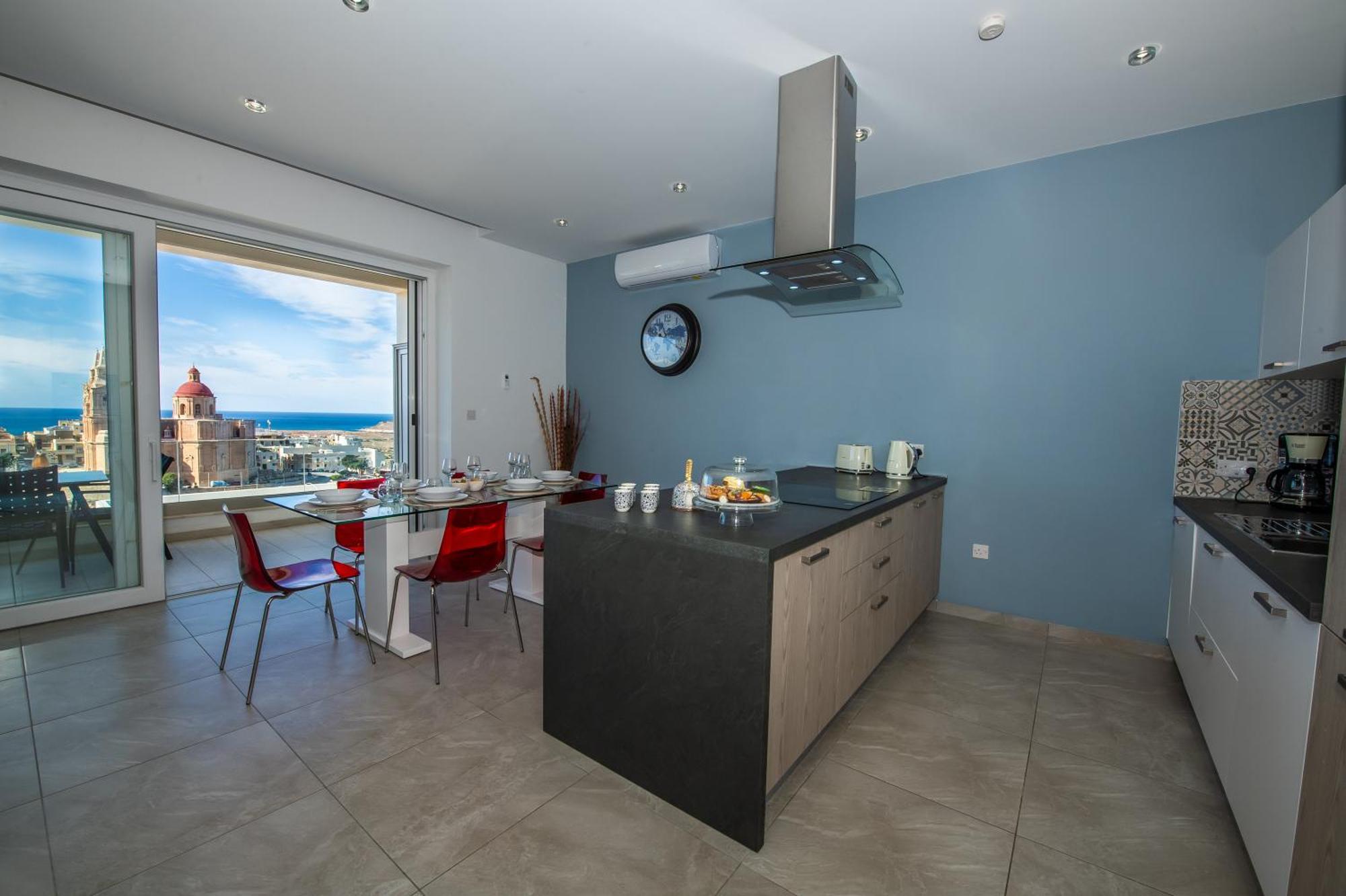 Clifftop Modern Apartment Mellieħa Екстериор снимка